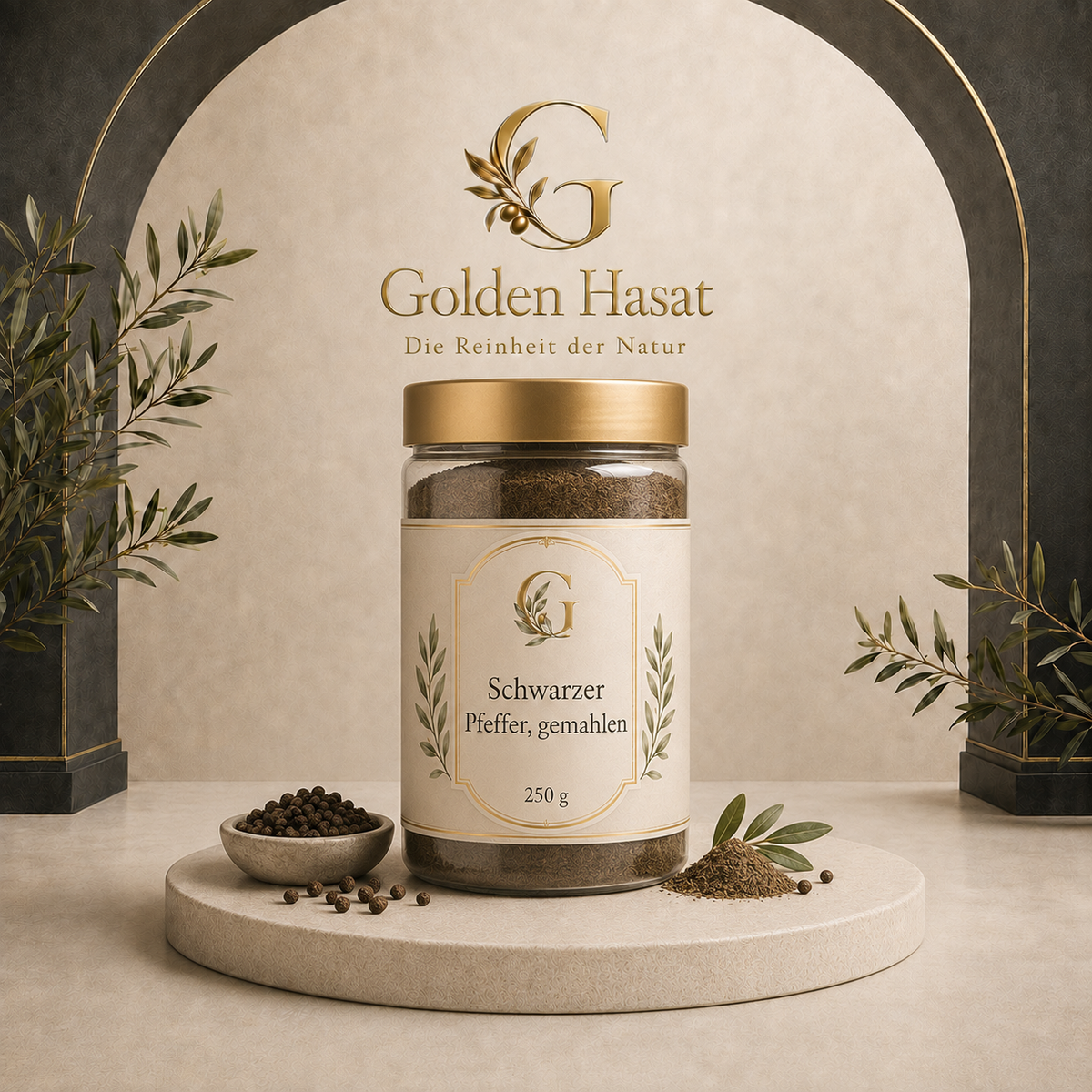 Schwarzer Pfeffer, gemahlen – 250 g