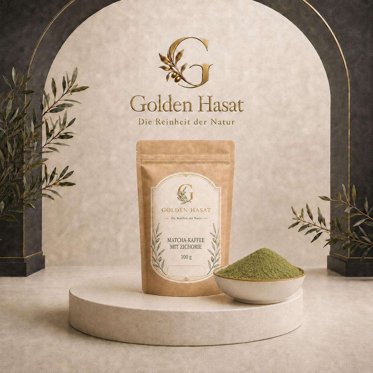Matcha-Instantkaffee mit Zichorie – 100 g