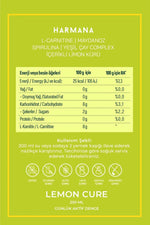 HARMANA D-21 Lemon Cure – L-Carnitine & Groene Thee Complex 250 ml
