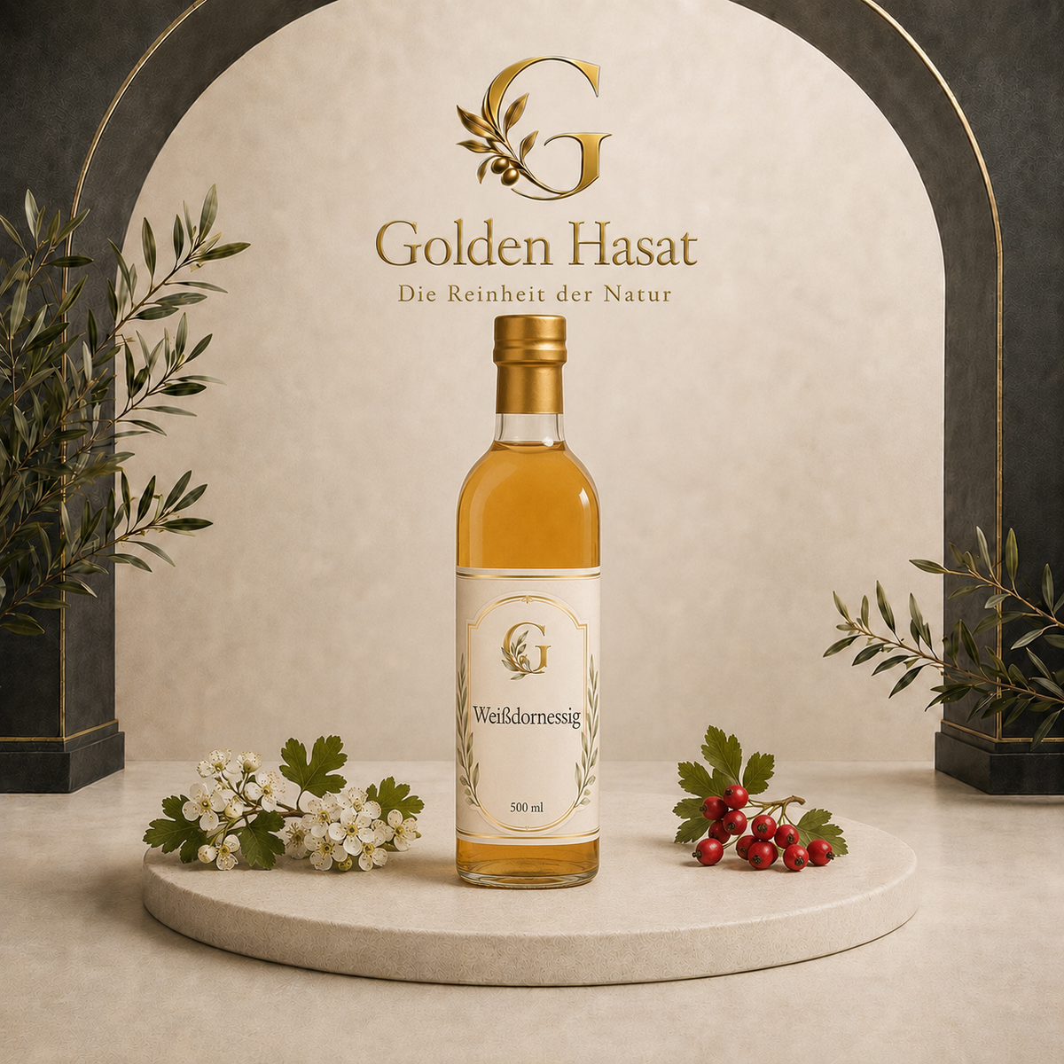 Zühre Ana Weißdornessig – 500 ml