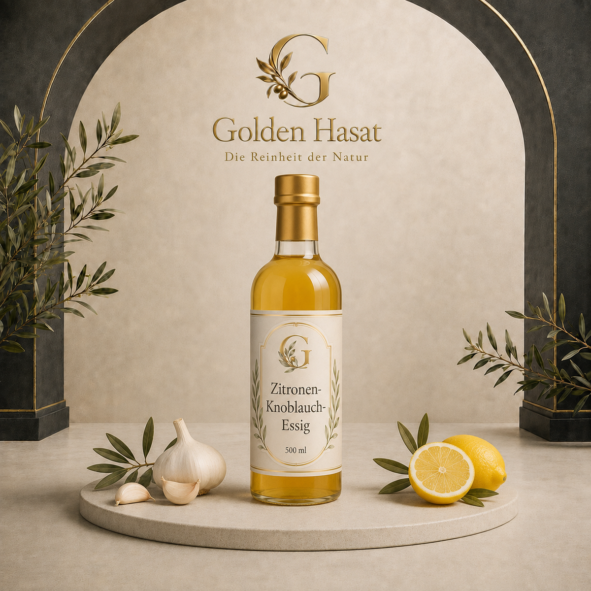 Zühre Ana Zitronen-Knoblauch-Essig – 500 ml