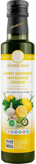 Zühre Ana | Zitrone, Knoblauch & Petersilie Essig (500ml)