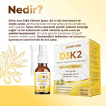 Zühre Ana | Vitamin D3 + K2 Spray 20 ml