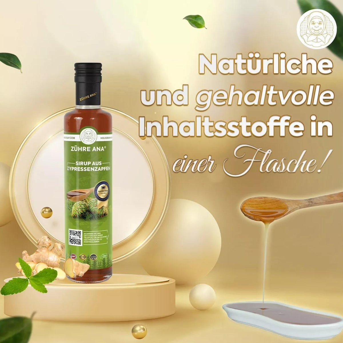 Zühre Ana | Zypressenzapfen Sirup 650ml