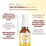 Zühre Ana | Vitamin D3 + K2 Spray 20 ml