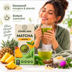 Bromelain Tee mit Grüntee, Matcha & Kräutern – 20 Teebeutel à 10 g – Zühre Ana